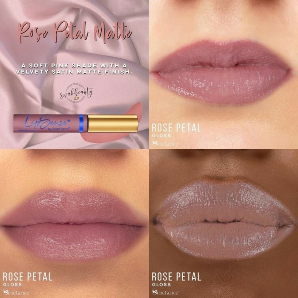 Lipsense Rose Petal Matte Gloss